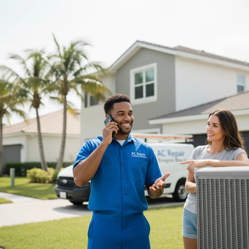 AC Repair Pompano Beach customer support in Kempton